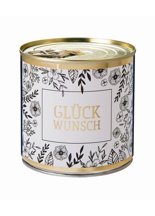 Cancake Glückwunsch Flower gold black&white Edition Marmor Kuchen; Marmor