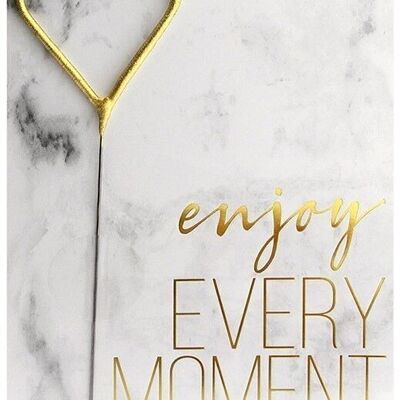 Enjoy every moment Marmor Marble Classic Wondercard
