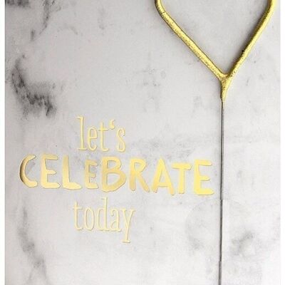 Let's celebrate Marmor Marble Classic Wondercard