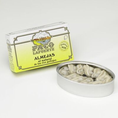 ALMEJA AL NATURAL  RÍAS GALLEGAS 18/20 piezas