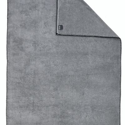 DELUXE PRIME XL shower towel 100x150cm Silver