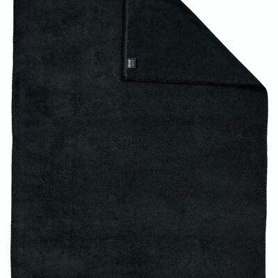 DELUXE PRIME XL shower towel 100x150 cm Black