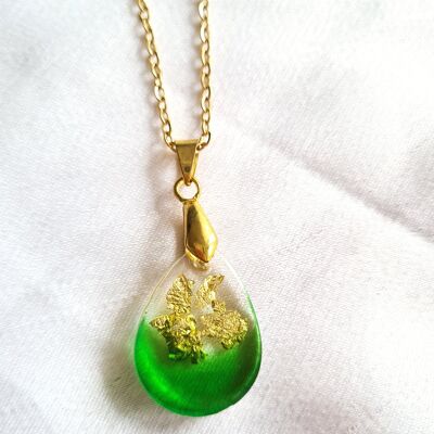Aria Recycled Resin Necklace - Round