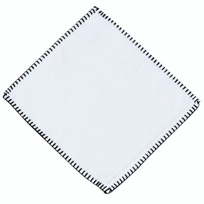 DELUXE PRIME Panno Sapone 30x30cm Bianco Brillante