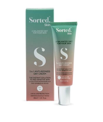 Crème de jour anti-rougeurs 5 en 1 SPF50 1