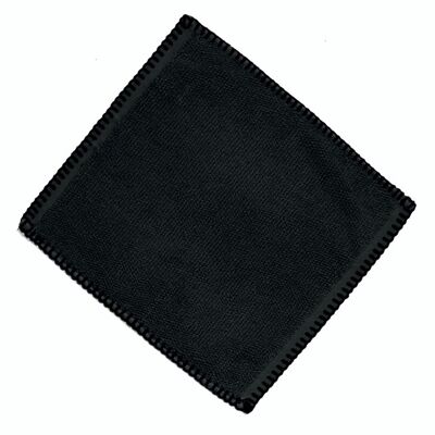 DELUXE PRIME Panno Sapone 30x30cm Nero