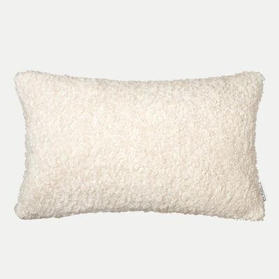 Large Rectangle Boucle Cushion Cover in Off White