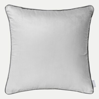 Light Grey Velvet Cushion