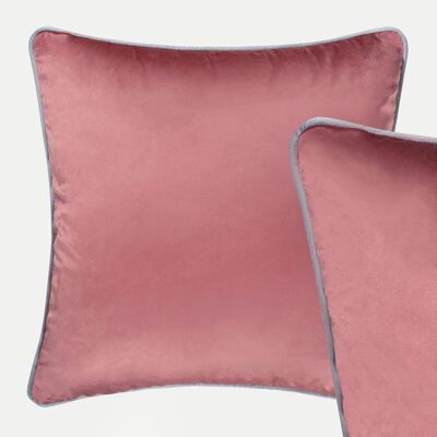 Mauve Pink Velvet Cushion Cover