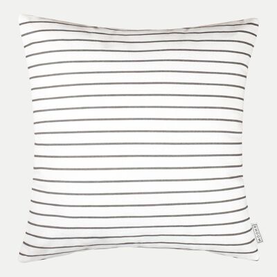 Minimalist Striped Cotton Cushion