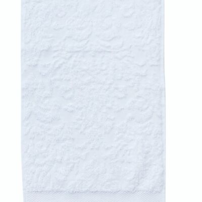 PROVENCE ORNAMENTS asciugamano ospite 30x50cm Bright White