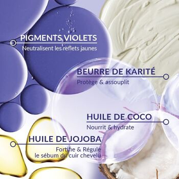 SUBLIME SILVER - Masque nutri-soins violet - 250 ml 2