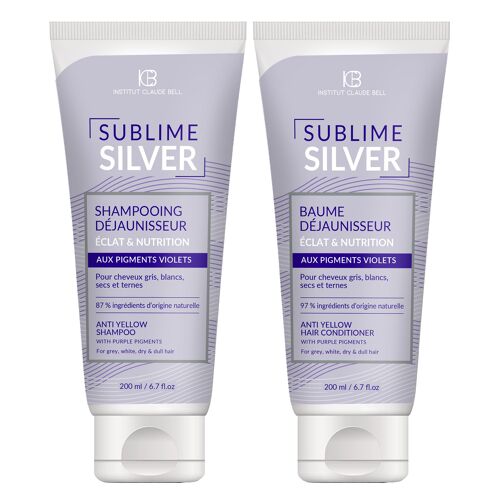 SUBLIME SILVER - Duo - Shampooing 200 ml + Baume 200 ml