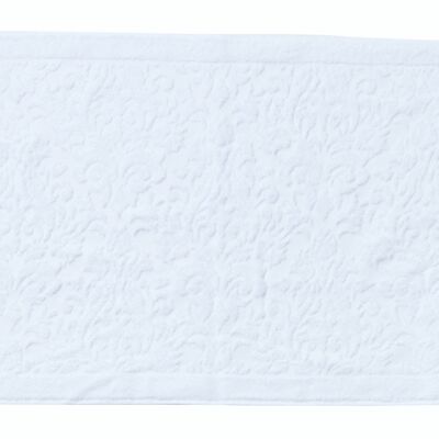 PROVENCE ORNAMENTS alfombra de baño 50x70cm Blanco Brillante