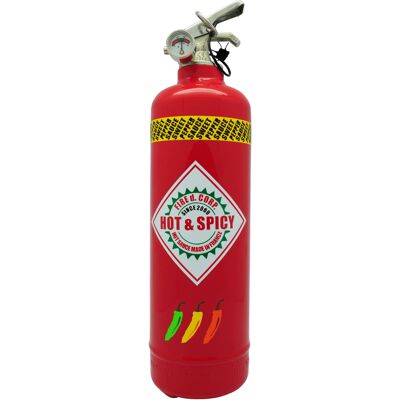 Kitchen Design Fire Extinguisher - Spicy Red Sauce