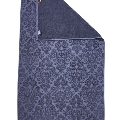 PROVENCE ORNAMENTS shower towel 70x140cm anthracite