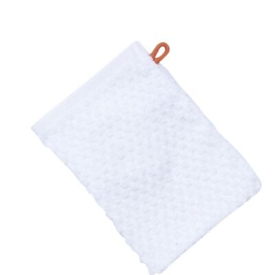 PROVENCE HONEYCOMB wash mitt 15x20cm Bright White