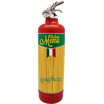 Extintor de incendios - Espagueti rojo