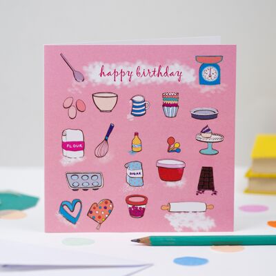 'Bake' Birthday Card