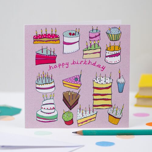 'Cakes' Birthday Card