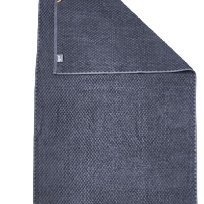 PROVENCE HONEYCOMB shower towel 15x20cm anthracite