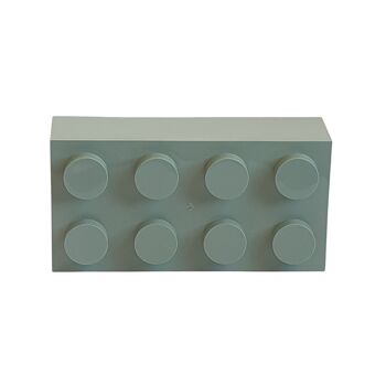 Brick-It brique 8 plots 37,5 cm Celadon 5