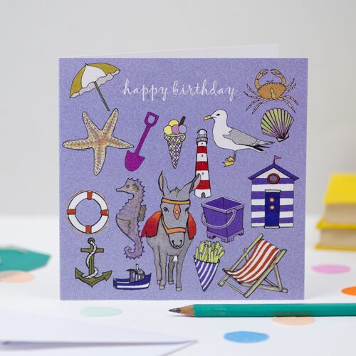 'Seaside' Birthday Card