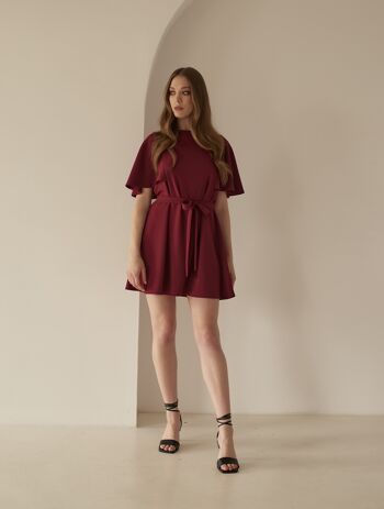 Robe Stella bordeaux 1