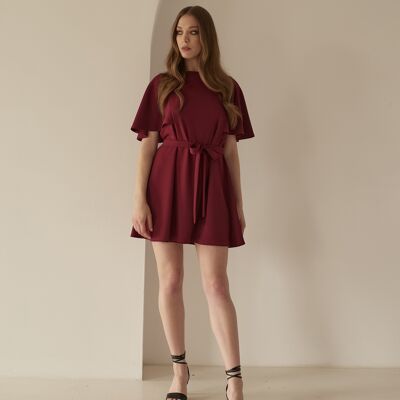 Stella Dress burgundy
