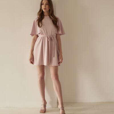 Robe Stella rose clair