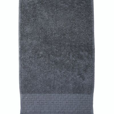 PROVENCE BOHÉME guest towel 50x100cm anthracite