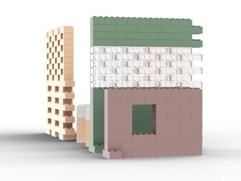 Brick-It 8 brique plots 37,5 cm Nude 5