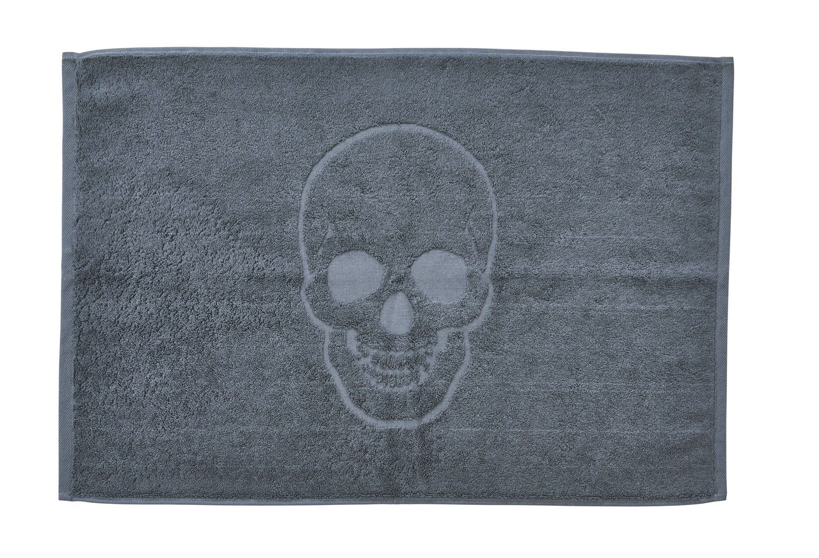 Alfombra de baño STYLE SKULL 50x70cm antracita