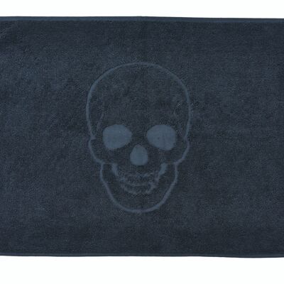 Tappeto da bagno STYLE SKULL 50x70cm Nero