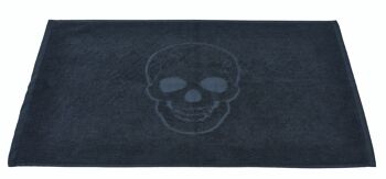 Tapis de salle de bain STYLE SKULL 50x70cm Noir 2