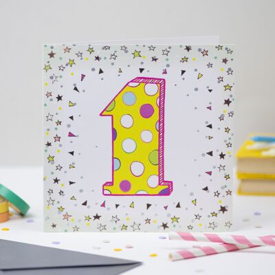 '1st' Birthday Card