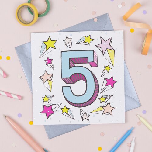 '5th' Birthday Card