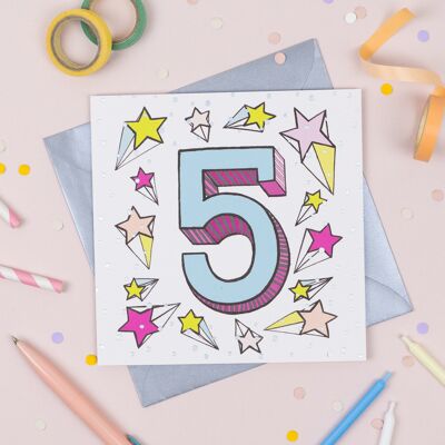 "5." Geburtstagskarte