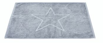 Tapis de salle de bain STYLE STAR 50x70cm Argent 2