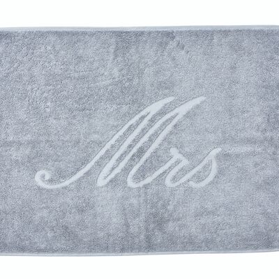 Alfombra de baño STYLE MRS 50x70cm Plata