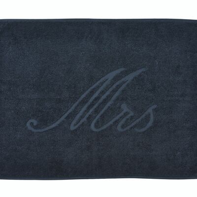 Tapis de salle de bain STYLE MRS 50x70cm Noir