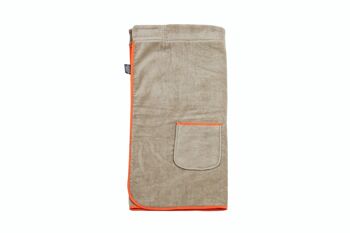 KUUMA sauna kilt pour vous 80x140cm taupe 1