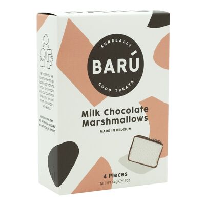 Marshmallow al cioccolato al latte 54g / 4 pezzi