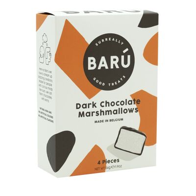 Marshmallows aus dunkler Schokolade 54 g / 4 Stück