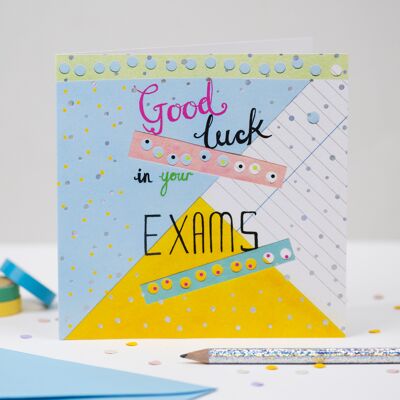 'Good Luck In Your Exams' Greeting Card