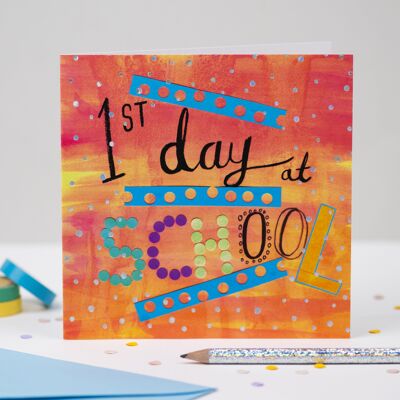 '1st Day At School' Greeting Card