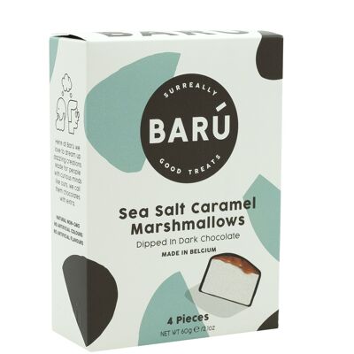 Dark Chocolate & Sea Salt Caramel Marshmallows 60g/4pcs