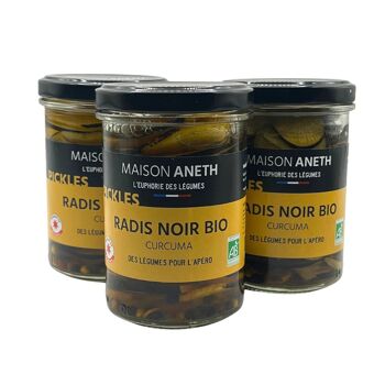 PICKLES BIO : RADIS NOIR ET CURCUMA 2