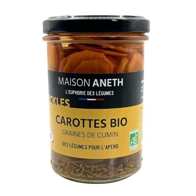 PICKLES BIO : CAROTTES GRAINES DE CUMIN