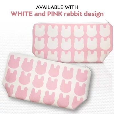 CocoBabbit UK Made 100% Organic Cotton Makeup Pad Holder Rabbit Design